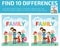Find differences,Game for kids ,find differences,Brain games, children game, Educational Game for Preschool Children