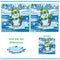 Find differences between the two images unny penguin on ice background