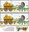 Find the differences visual puzzle - burro pulling cart with pumpkins