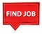 Find Job misty rose pink banner button