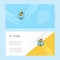 FInd location abstract corporate business banner template, horizontal advertising business banner