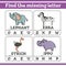 Find the missing letter Game for Preschool Children