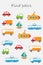 Find pairs of identical pictures, fun education game with transport for children, preschool worksheet activity for kids, task for