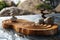 Find peace in minimalist Zen garden, sand, stone