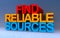 Find reliable sources on blue