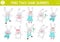 Find two same bunnies. Easter matching activity for children. Funny spring educational logical quiz worksheet for kids. Simple