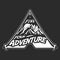 Find your adventure vector typeface t shirt design