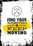 Find Your Direction And Keep Moving Motivation Quote. Creative Vector Typography Poster Concept
