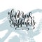 Find your happiness hand lettering inscription
