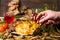 Finding coin in Orthodox Christmas eve bread