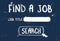 Finding Job Online Recruitment Doodle Hand Draw Sketch Background