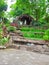 Finding solace in the tranquil embrace of the shaded grotto of Mary