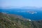 Fine clear day for looking at Shikoku Mountain Ranges and the dotted island of Seto Inland Sea. The Itsukushima Miyajima island,