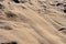 Fine luminous sand patterns in the beach of Matosinhos