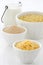 Fine macaroni and cheese ingredients