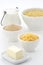 Fine macaroni and cheese ingredients