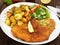 Fine Meat - Breaded Schnitzel with roasted Potatoes