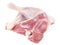 Fine Meat - Raw Turkey Legs on white Background