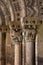 Fine romanesque art detail archivolts and capitals