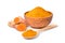 Finely dry Turmeric Curcuma longa Linn powder