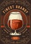 Finest brandy vintage sticker colorful