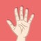 Finger count five design