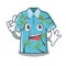 Finger hawaiian cartoon shirts hanger behind door