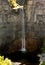 Finger lake region waterfall in the summer