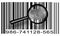 Finger Print Barcode with magnifying glass