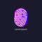 Finger print icon