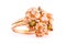 Finger ring with flowers