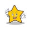 Finger star character cartoon style