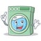 Finger washing machine character cartoon