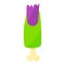 finger zombie bone green scary element icon