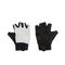 Fingerless gloves in black and white for Cycling
