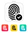 Fingerprint accepted icon.
