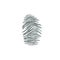 Fingerprint dactylogram finger-mark on white background