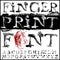 Fingerprint font