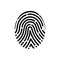 Fingerprint of the person.