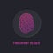Fingerprint reader icon