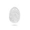 Fingerprint scan icon