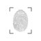 Fingerprint scan icon