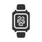 Fingerprint, smart watch icon