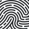 Fingerprint texture. personal id thumbprint. Vector