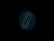 Fingerprint, valid, identify icon. Vector illustration. flat design