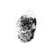 Fingerprint. Vector grange illustration