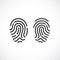 Fingerprint vector icon