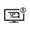 Finincial monitor icon