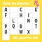 Finish the alphabet. ABC game for kids. Education developing worksheet. Pink flamingo. Learning game for kids. Color activity page