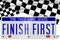 Finish first number plates